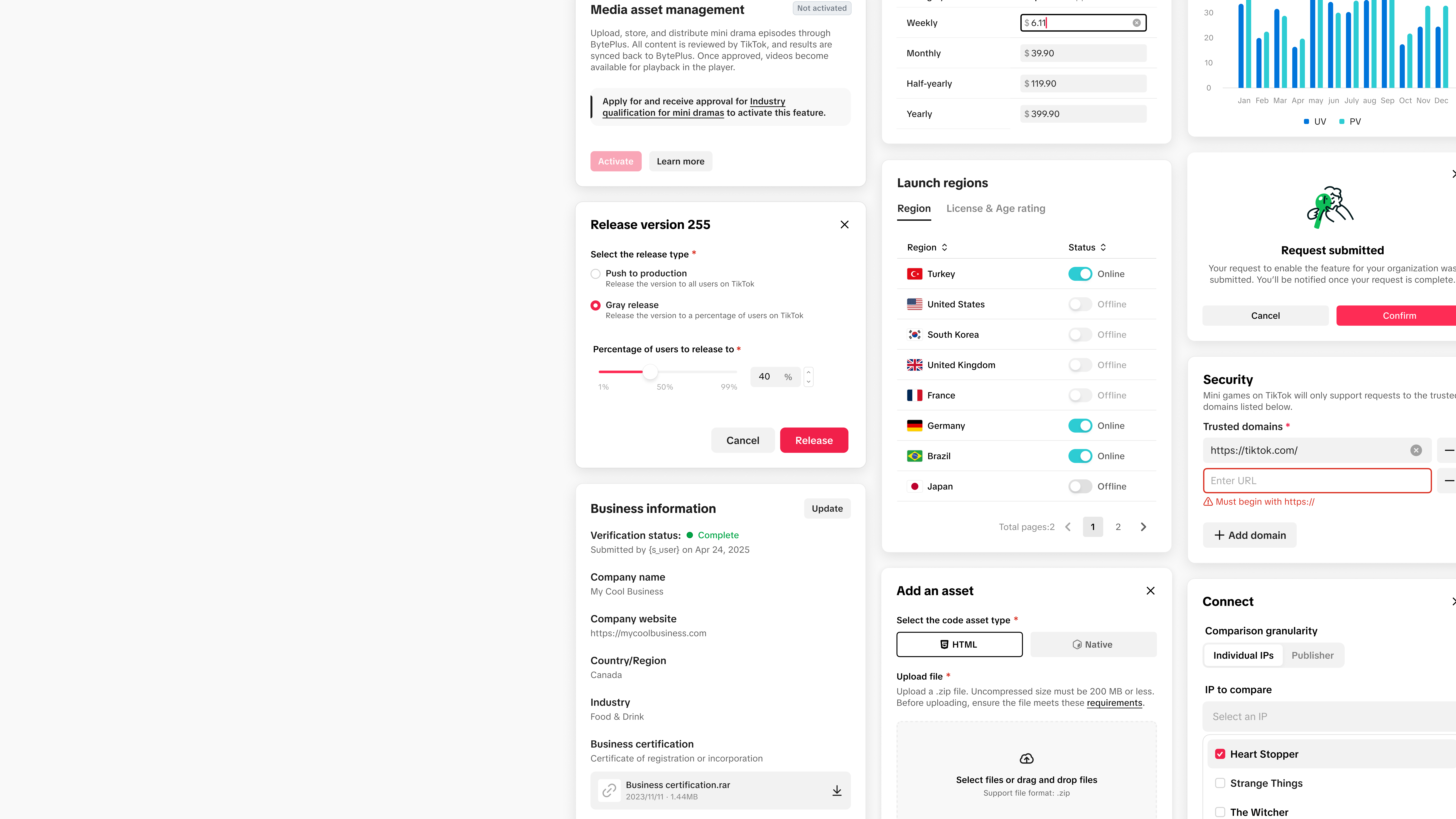 TTEP design system skill — platform screens